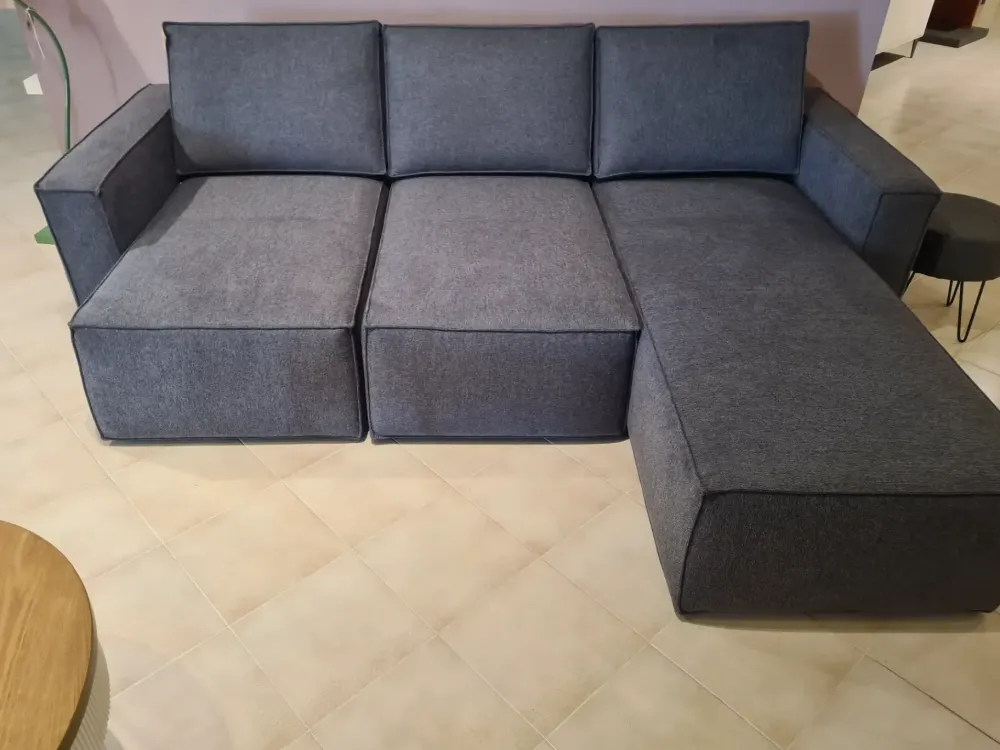 Samoa Divano Mono tessuto in poliuretano in Offerta Outlet- Divani