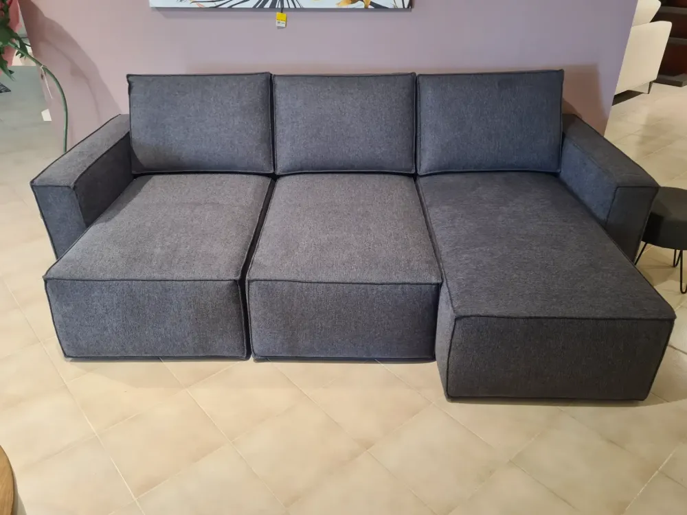 Samoa Divano Mono tessuto in poliuretano in Offerta Outlet- Divani