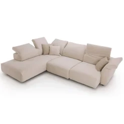 Divano Nevis outlet tessuto in poliuretano ย a prezzo Outlet^Diotti.com Hot