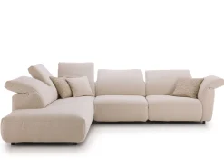 Divano Nevis outlet tessuto in poliuretano a prezzo Outlet^Diotti.com Hot