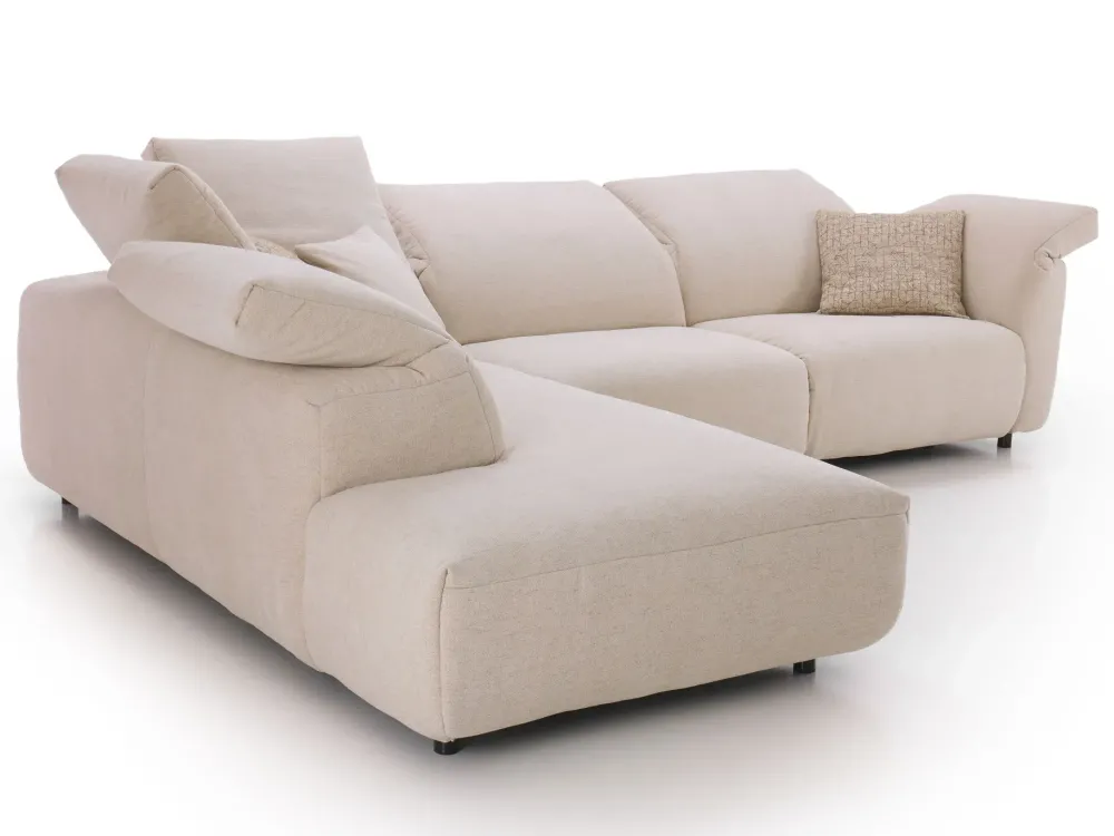 Divano Nevis outlet tessuto in poliuretano a prezzo Outlet^Diotti.com Hot