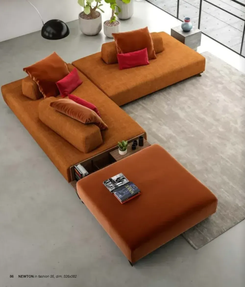 Doimo Salotti Divano Newton di in stile design in Offerta Outlet- Divani