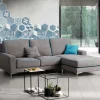 Divano Olga in Tessuto sfoderabile  di scontato 40%^Salvetti Clearance