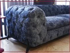 Divano Opera in Tessuto non sfoderabile  di scontato 70%^Franco Ferri Outlet