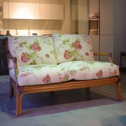 Artigianale Divano Ortensia tessuto in misto piuma in Offerta Outlet- Divani