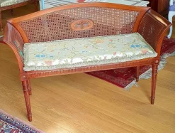 Divano Paglia vienna con cuscino in Tessuto a prezzo ribassato^Artigianale Sale