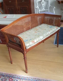 Divano Paglia vienna con cuscino in Tessuto a prezzo ribassato^Artigianale Sale