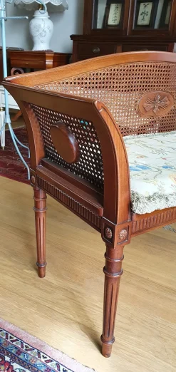 Divano Paglia vienna con cuscino in Tessuto a prezzo ribassato^Artigianale Sale