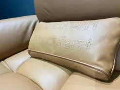 New Divano pelle in poliuretano   in Offerta Outlet Divani