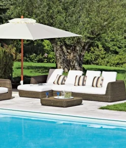 Md work Divano per l'esterno Divano uno piu completo di cuscini modulare  a marchio a prezzo ribassato- Divani Da Giardino