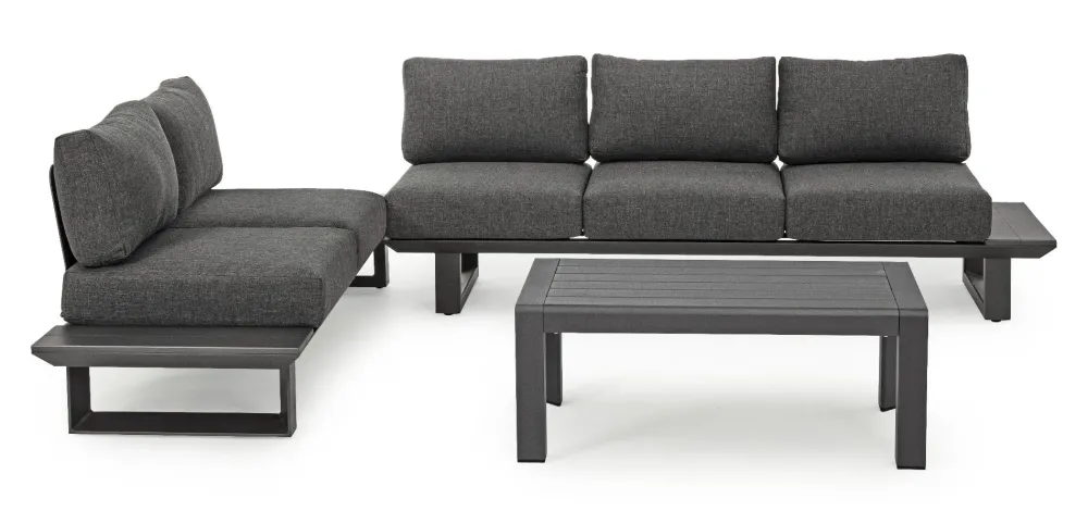 Bizzotto Divano per l'esterno Konnor bianco a marchio a prezzo ribassato- Divani Da Giardino