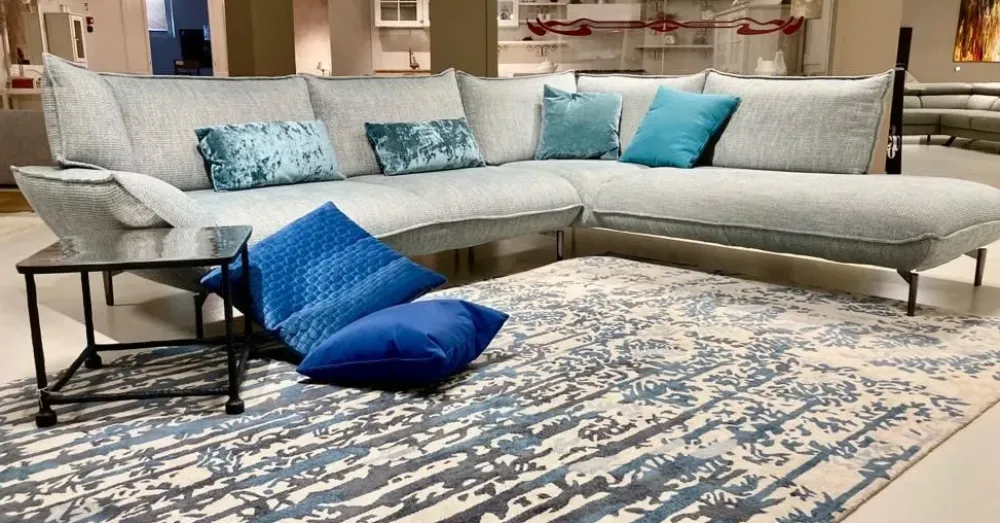 Divano Plumy in Tessuto sfoderabile di scontato 44%^Gurian Clearance