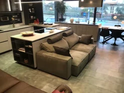 Best Divano relax microfibra in misto piuma   a prezzo Outlet Divani