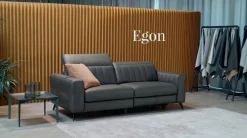 Discount Divano relax pelle in poliuretano   in Offerta Outlet Divani