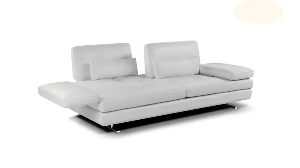 Divano relax Serena pelle cbck di a prezzo ribassato^Nicoletti Home Discount