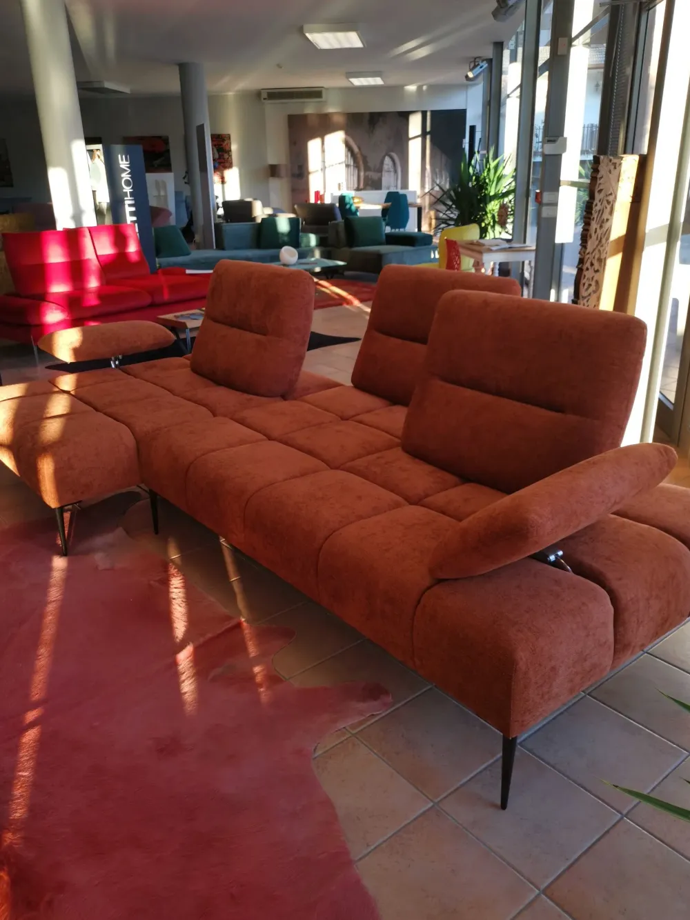 Divano relax tessuto in poliuretano a prezzo Outlet^Nicoletti Home Best