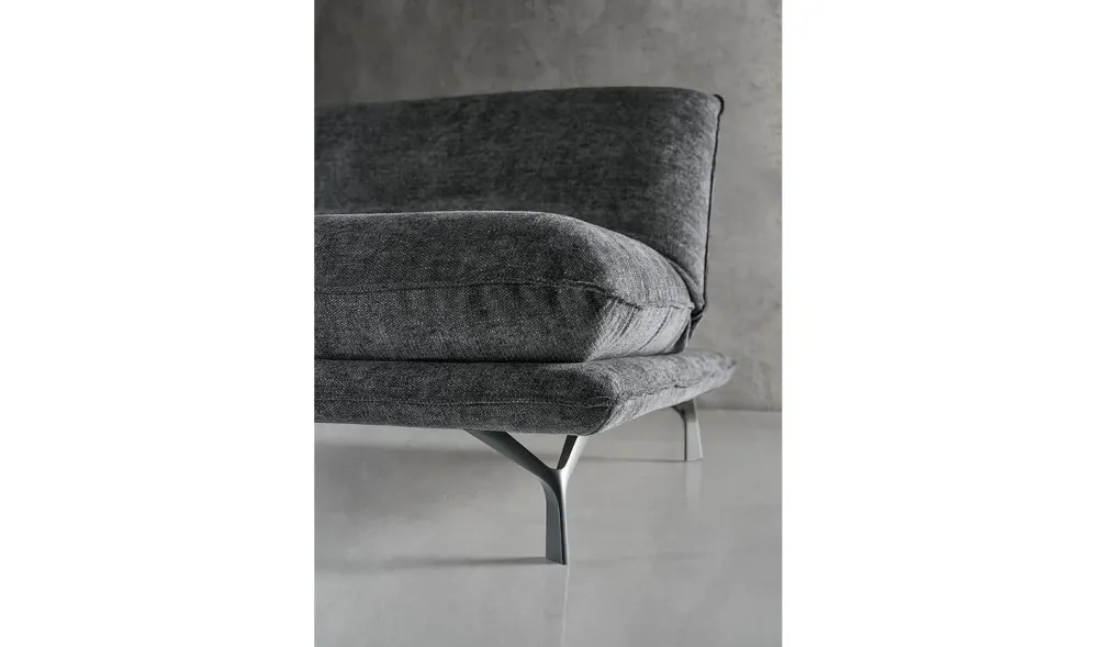 Excò Divano Rock tessuto in poliuretano in Offerta Outlet- Divani