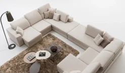 Artigianale Divano Rotterdam relax in Tessuto sfoderabile  di scontato 31%- Divani