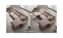 Divano Samuel tessuto in poliuretano   a prezzo scontato^Doimo Salotti Hot