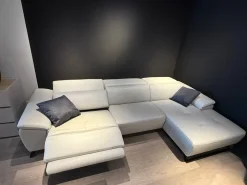 S.B. Salotti Divano Seneca in Pelle a prezzo scontato- Divani