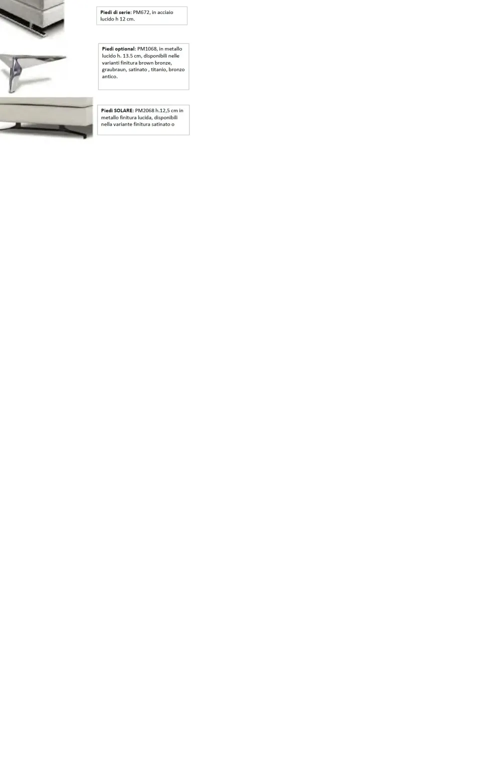 Nicoletti Home Divano Serena in Pelle non sfoderabile di scontato 48%- Divani