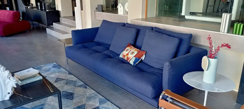 Divano Soft island tessuto in poliuretano in Offerta Outlet^Bonaldo