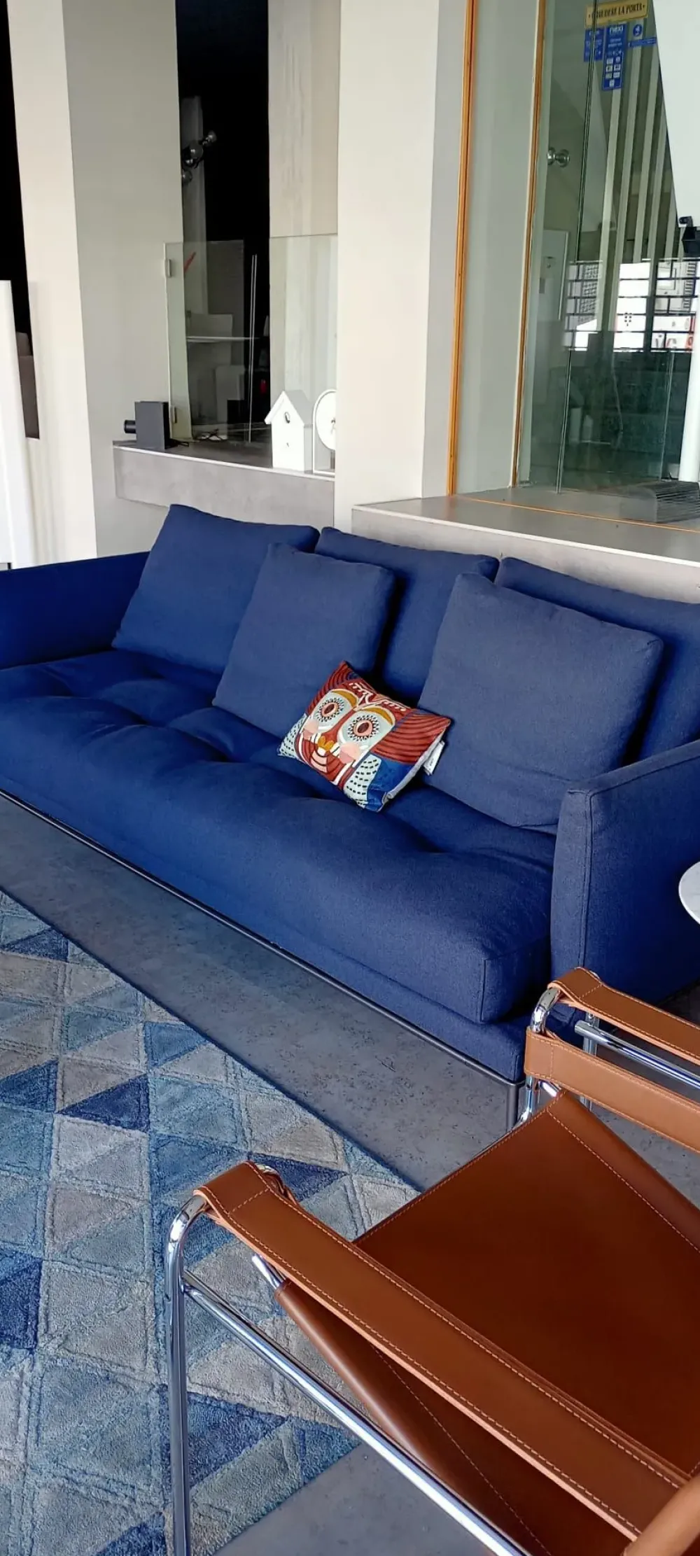 Divano Soft island tessuto in poliuretano in Offerta Outlet^Bonaldo