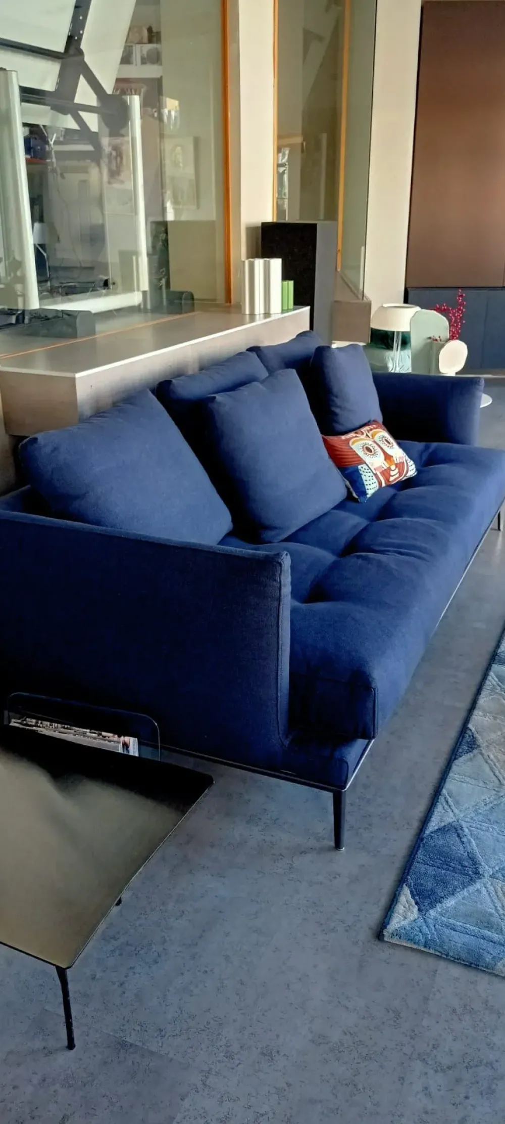 Divano Soft island tessuto in poliuretano in Offerta Outlet^Bonaldo