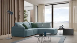 Hot Divano Soho tessuto in poliuretano   a prezzo Outlet Divani