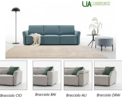 Hot Divano Soho tessuto in poliuretano   a prezzo Outlet Divani