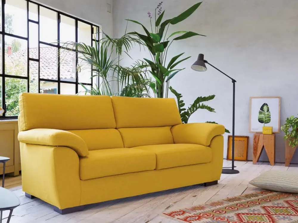 Divano tessuto in poliuretano in Offerta Outlet^Fabbri salotti Best