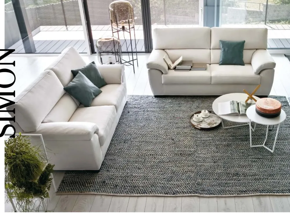 Divano tessuto in poliuretano in Offerta Outlet^Fabbri salotti Best