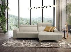 Clearance Divano Tiffany penisola  in Microfibra a prezzo ribassato Divani