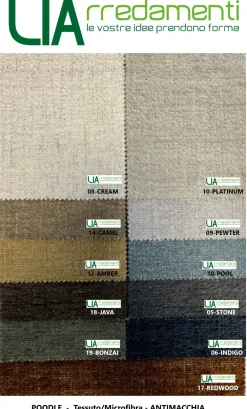 Clearance Divano Tiffany penisola in Microfibra a prezzo ribassato Divani