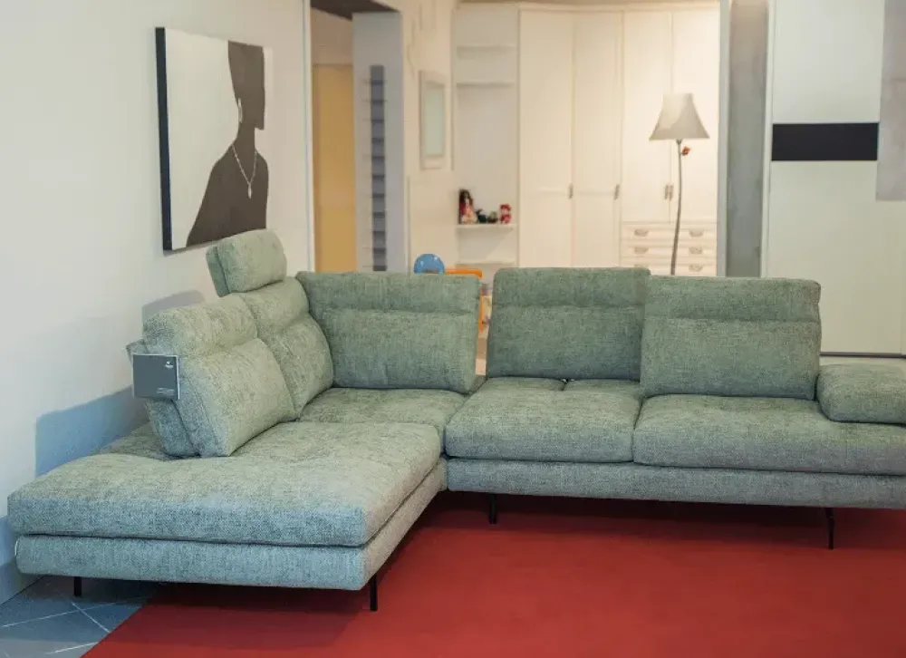 Calia Divano Toby wing2 in Tessuto sfoderabile di scontato 32%- Divani