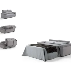 Vis comoda Divano Tosca in Tessuto a prezzo ribassato- Divani Letto|Divani