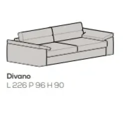 Divano Tou105 a prezzo ribassato^Artigianale Best