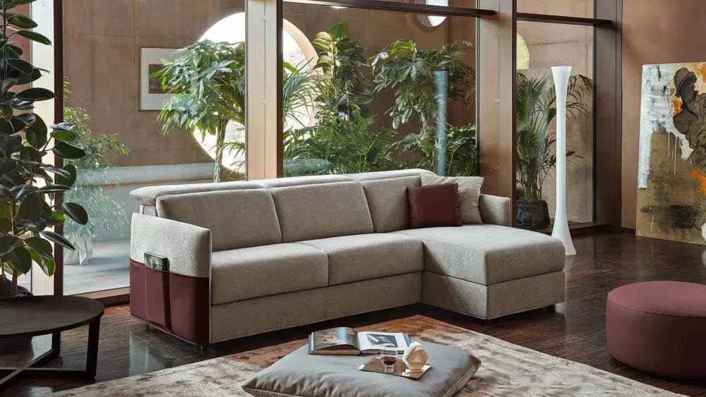 Hot Divano Verona in Tessuto sfoderabile di scontato 30% Divani Letto|Divani