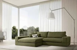 Best Divano Vision tessuto in misto piuma   in Offerta Outlet Divani