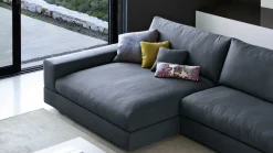 Best Divano Vision tessuto in misto piuma   in Offerta Outlet Divani