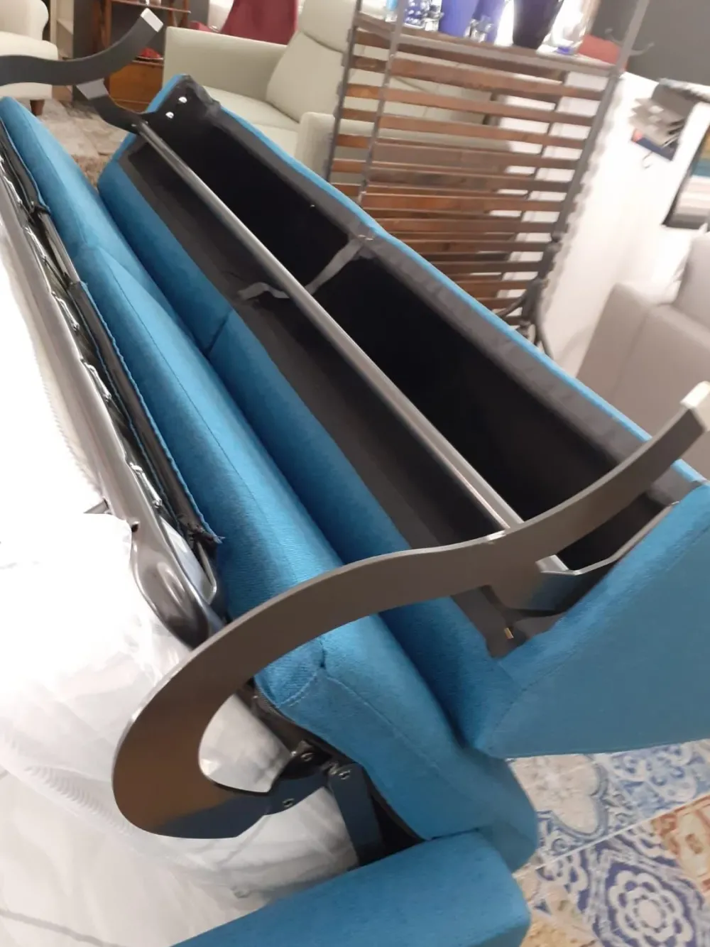 Il Benessere Divano Willy in Tessuto sfoderabile di scontato 41%- Divani Letto|Divani