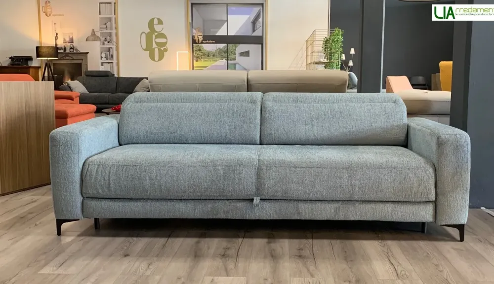 New Divano Zoomy microfibra in poliuretano in Offerta Outlet Divani