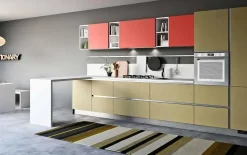Discount cucina moderna Seta in vari colori scontata del 34%. Massimo stile a prezzi bassi! Cucine Lineari|Cucine Moderne