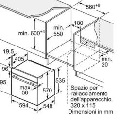 Forno modello Vapore hra578bs6 a prezzo scontato^Bosch New