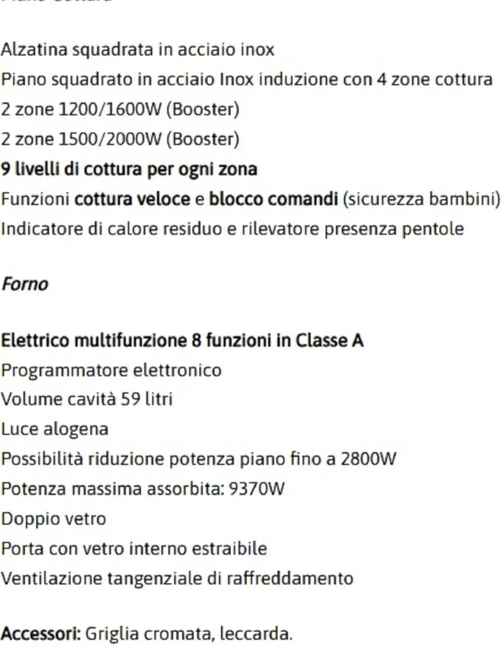 Forno Elba di con forte sconto^Collezione esclusiva Best