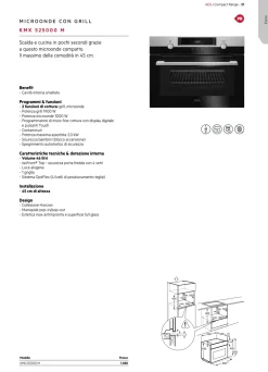 Best Forno modello Microonde con grill kmk 525000 m a prezzo Outlet Forno