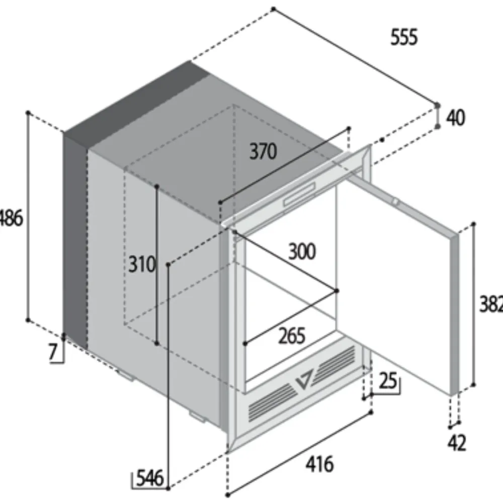 New Frigorifero Fabbricatore di ghiaccio da incasso vitrifrigo modello im xt ocx2 hydro ad un prezzo mai così piccolo Frigoriferi