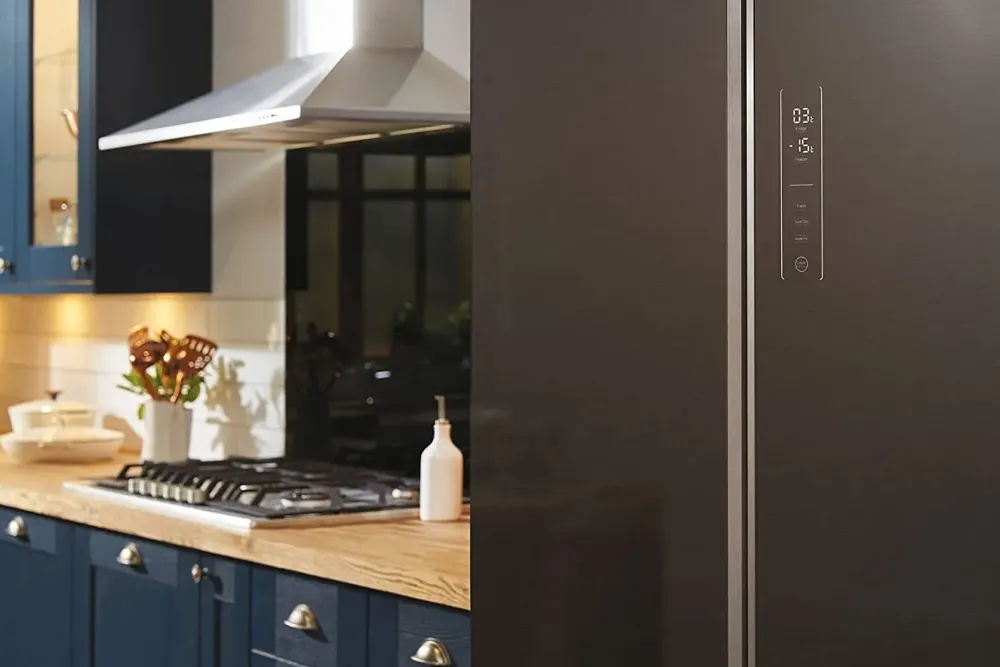 Frigorifero Combinato 70 metal glass hb18fgsaaa a marchio scontato^Haier Discount