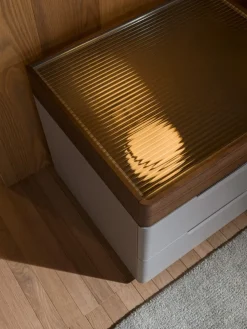 Outlet Gruppo notte 7070 in Laccato opaco a prezzo scontato Comodini