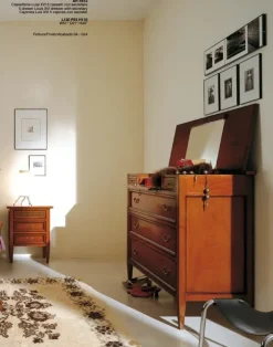 Falegnameria Italiana Gruppo notte Comò f813 in Legno a prezzo scontato- Comodini